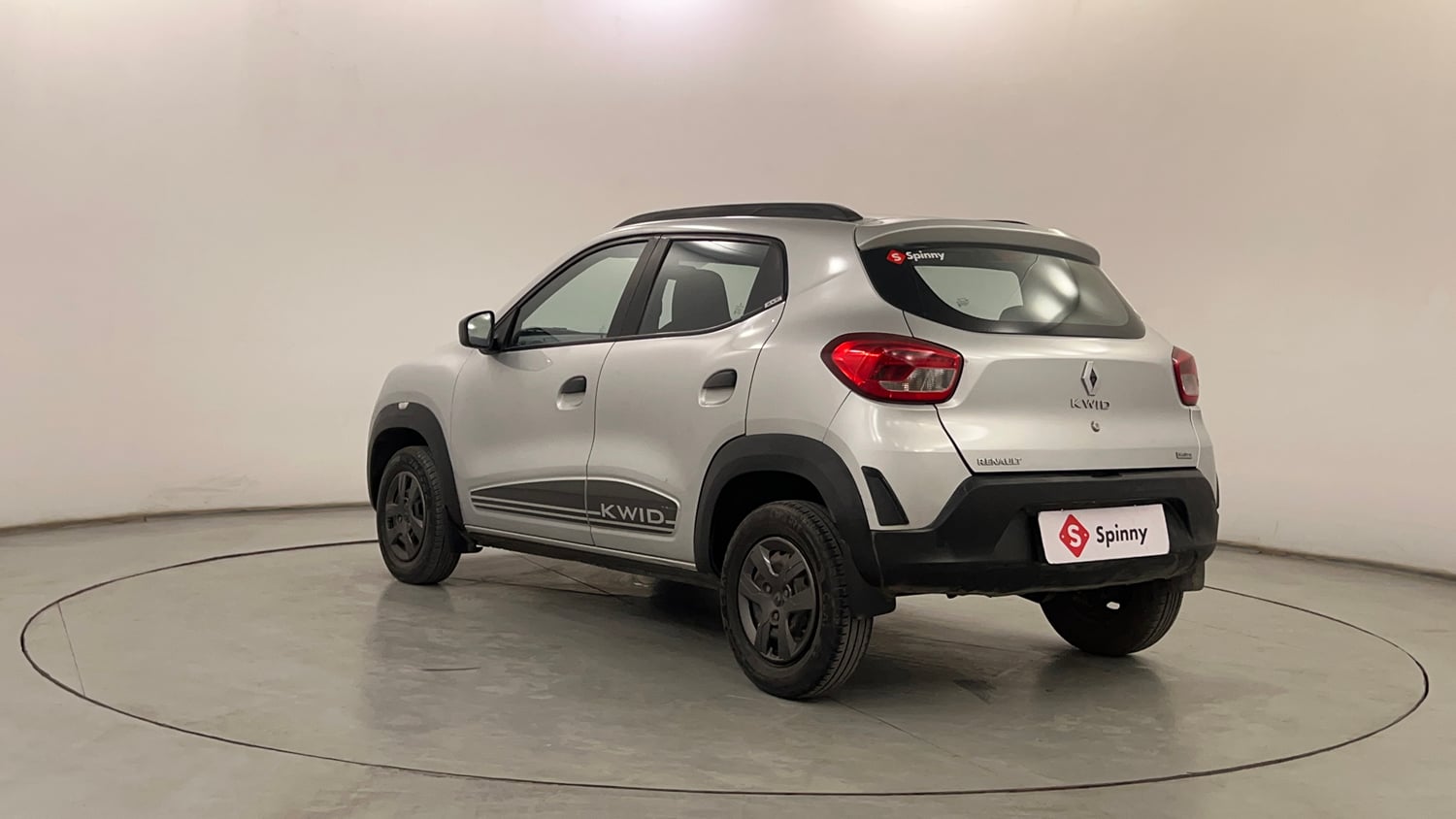 Used 2019 Renault Kwid 1.0 RXT AMT Opt Petrol Automatic exterior LEFT REAR CORNER VIEW