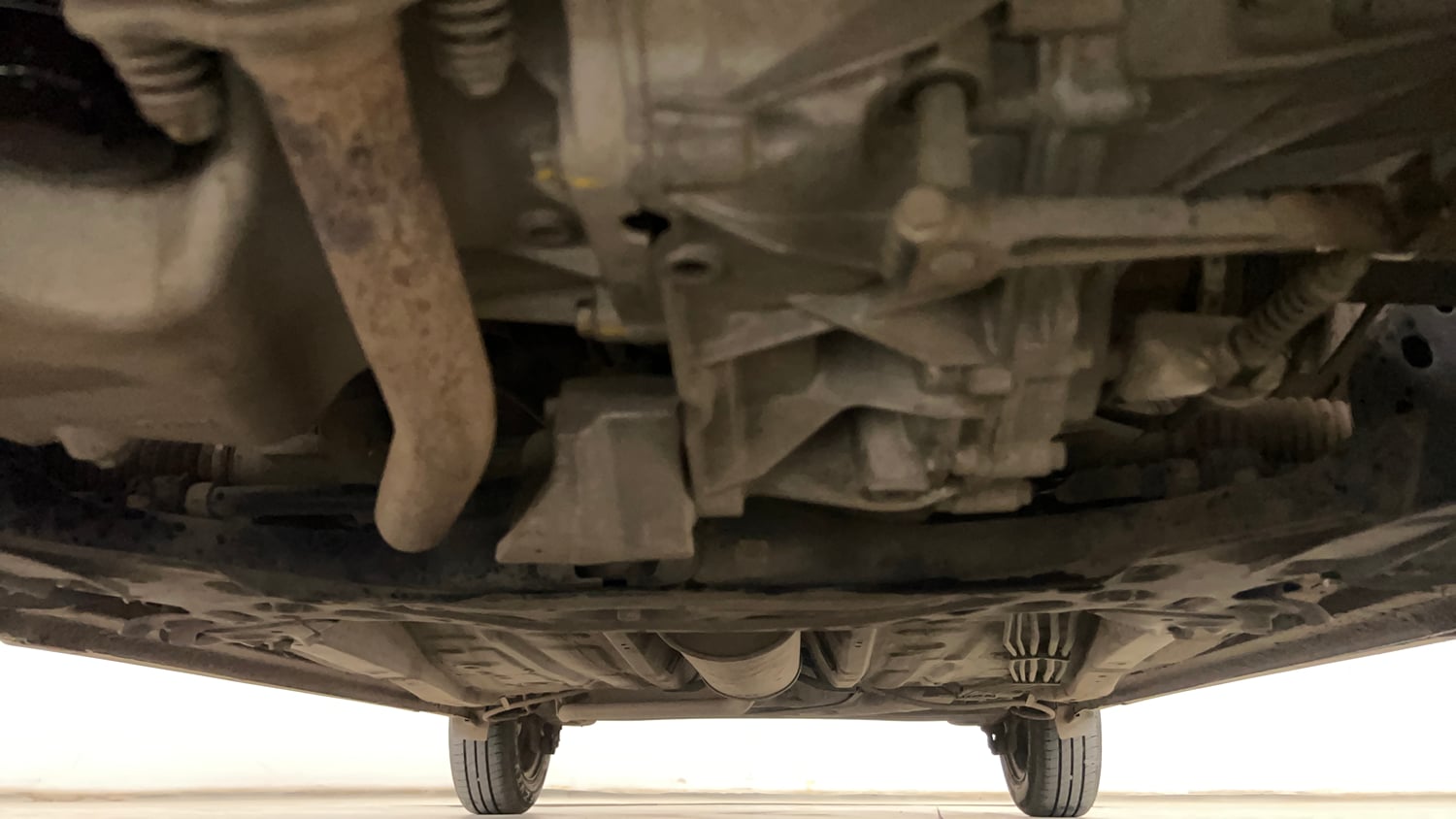 Used 2025 Maruti Suzuki Wagon R VXI 1.0 CNG Cng Manual extra FRONT LEFT UNDERBODY VIEW