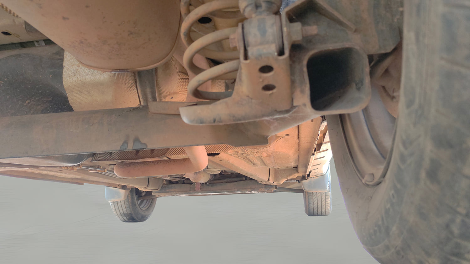 Used 2014 Ford EcoSport Trend 1.5 Ti-VCT Petrol Manual extra REAR RIGHT UNDERBODY VIEW