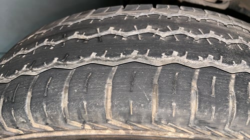 Used 2024 Maruti Suzuki Eeco 5 STR AC Petrol Manual tyres RIGHT REAR TYRE TREAD VIEW
