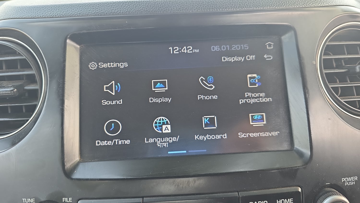 Used 2018 Hyundai Grand i10 Sportz 1.2 Kappa VTVT Petrol Manual top_features Integrated (in-dash) music system