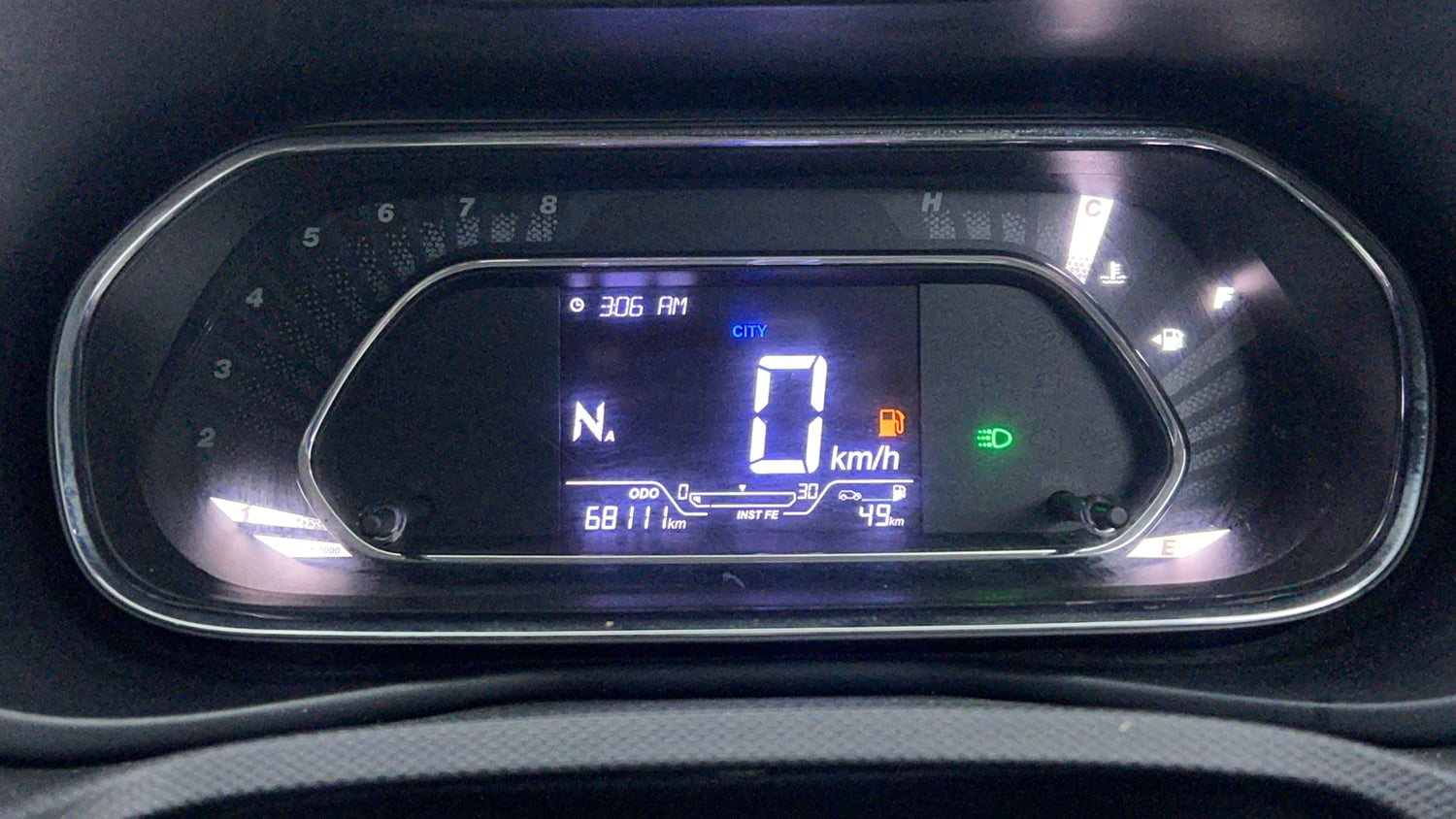 Used 2022 Tata Nexon XZA Plus Diesel Diesel Automatic interior CLUSTERMETER VIEW