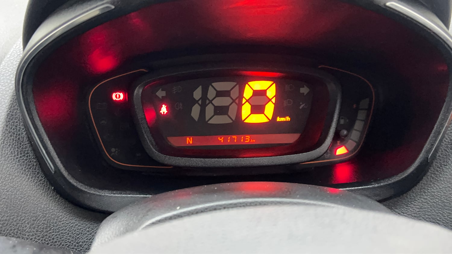 Used 2020 Renault Kwid CLIMBER 1.0 AMT Petrol Automatic interior CLUSTERMETER VIEW