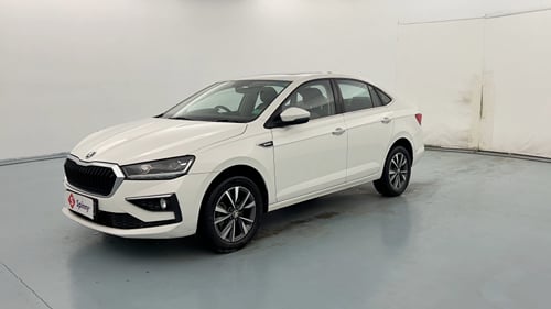 Used 2023 Skoda Slavia Style 1.0L TSI AT Petrol Automatic exterior LEFT FRONT CORNER VIEW