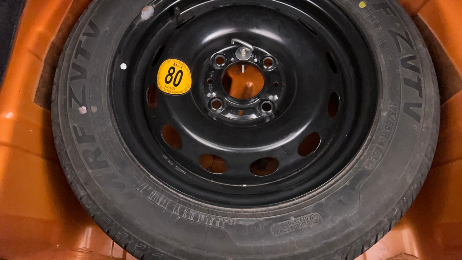 Used 2019 Tata Tiago Revotron XZ Plus Petrol Manual tyres SPARE TYRE VIEW
