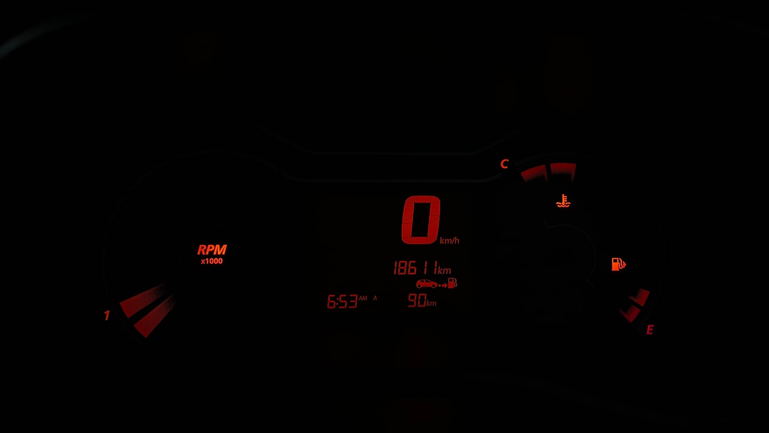 Used 2023 Renault Kwid RXL (O) 1.0 Petrol Manual interior CLUSTERMETER VIEW
