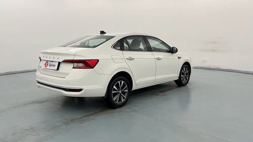 Used 2023 Skoda Slavia Style 1.0L TSI AT Petrol Automatic exterior RIGHT REAR CORNER VIEW