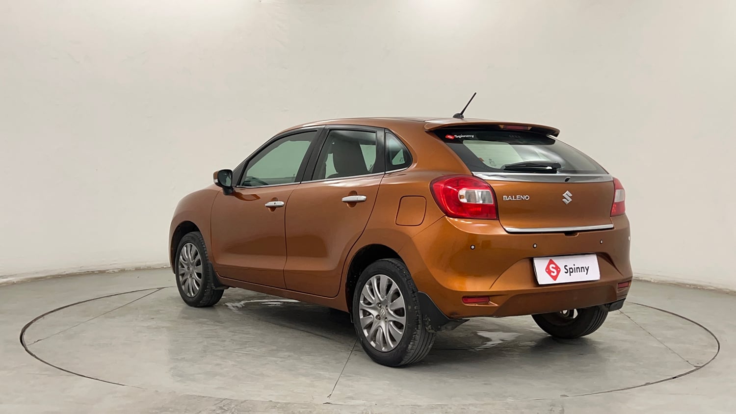 Used 2016 Maruti Suzuki Baleno Zeta 1.2 Petrol Manual exterior LEFT REAR CORNER VIEW