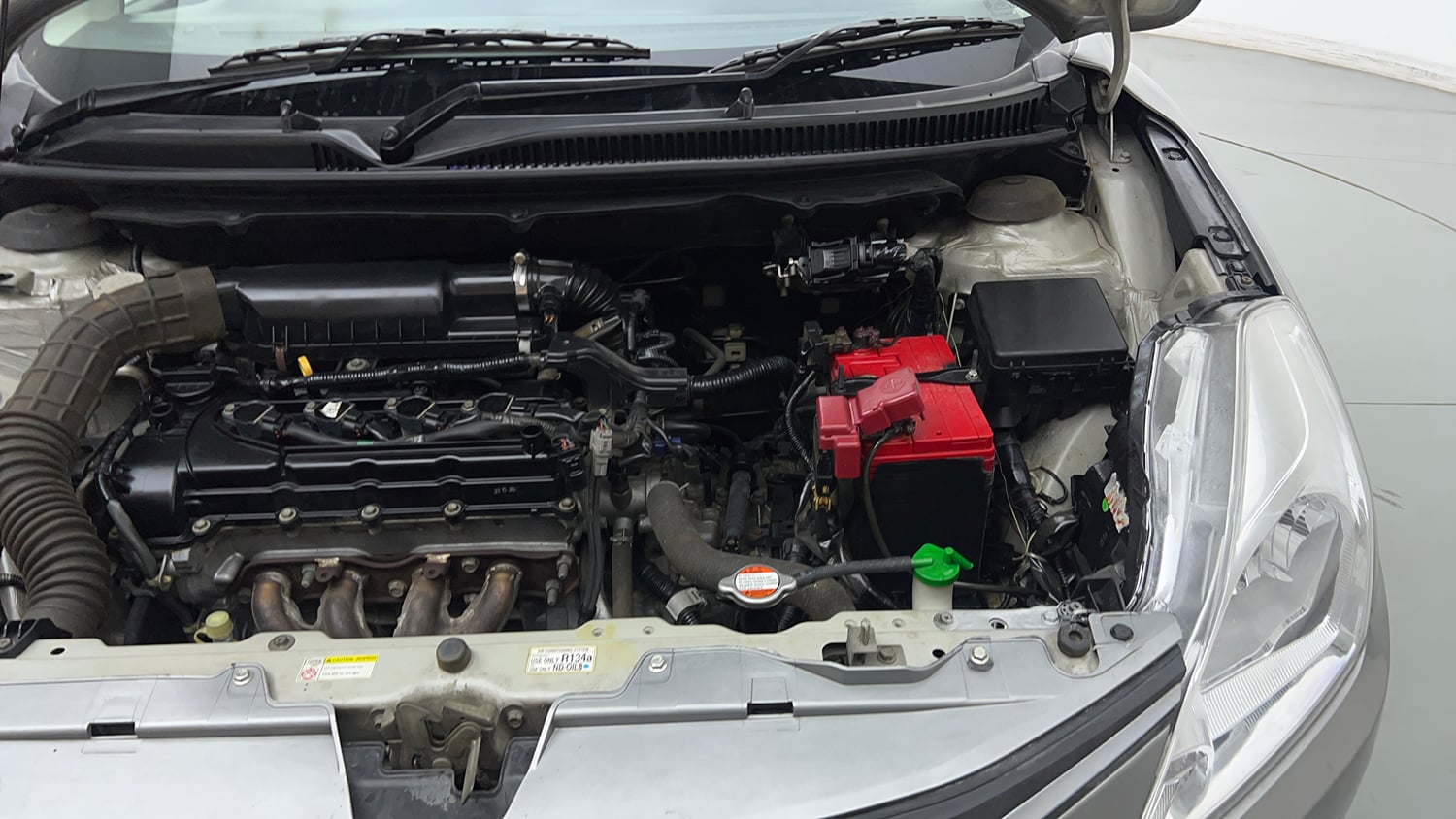 Used 2016 Maruti Suzuki Baleno Delta 1.2 AT Petrol Automatic engine ENGINE LEFT SIDE VIEW