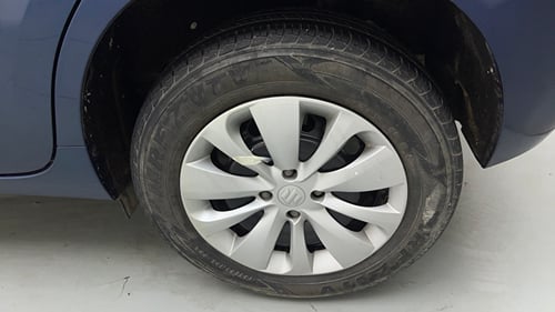 Used 2017 Maruti Suzuki Baleno Delta 1.2 Petrol Manual tyres LEFT REAR TYRE RIM VIEW