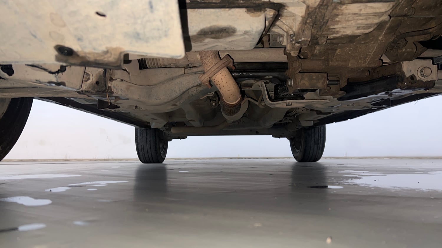 Used 2022 Tata Nexon XZA Plus Diesel Diesel Automatic extra FRONT LEFT UNDERBODY VIEW