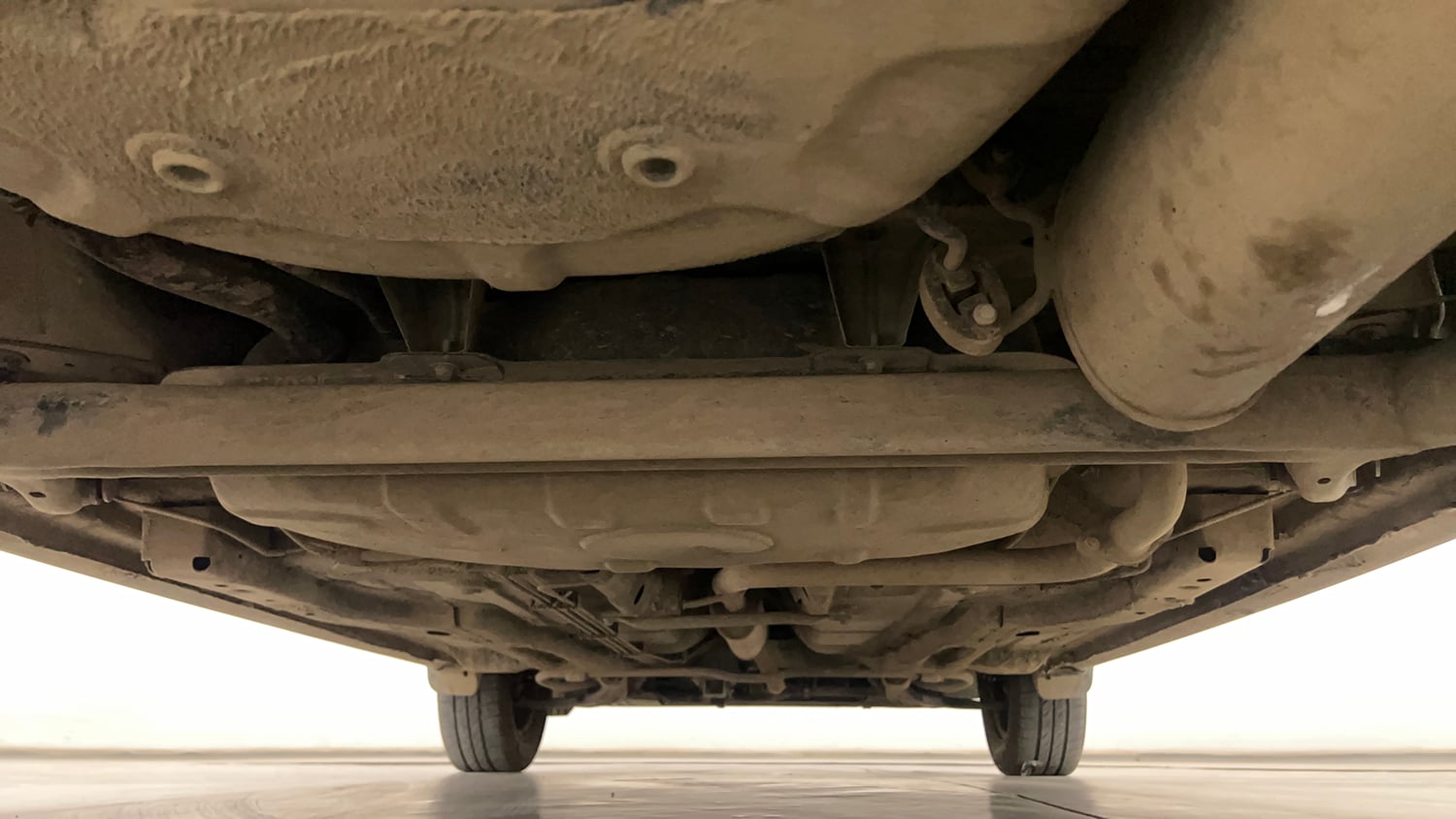 Used 2020 Tata Tigor XM Petrol Manual extra REAR UNDERBODY VIEW (TAKEN FROM REAR)