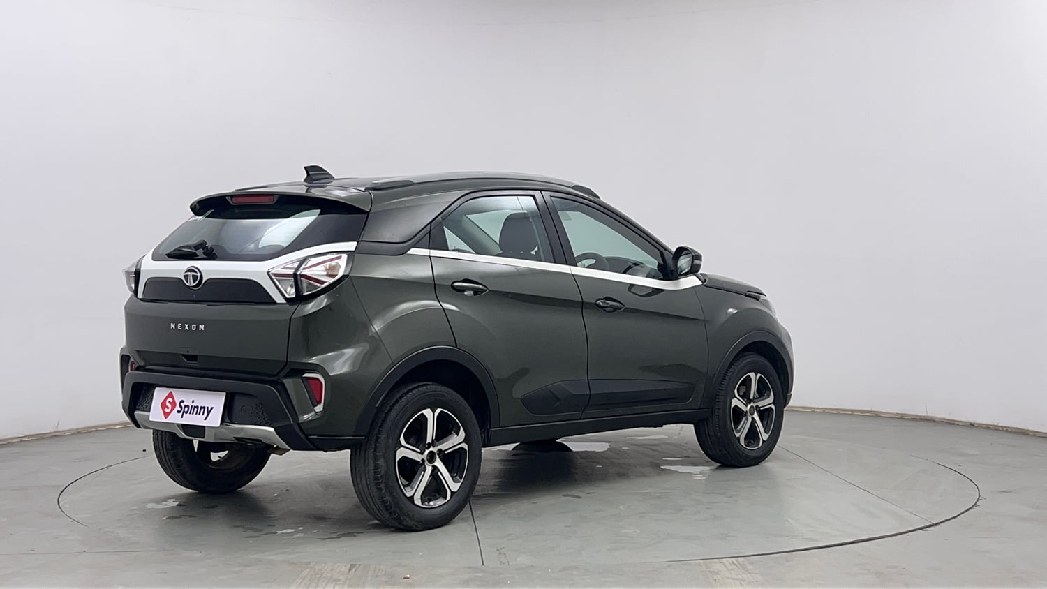 Used 2022 Tata Nexon XZA Plus Diesel Diesel Automatic exterior RIGHT REAR CORNER VIEW