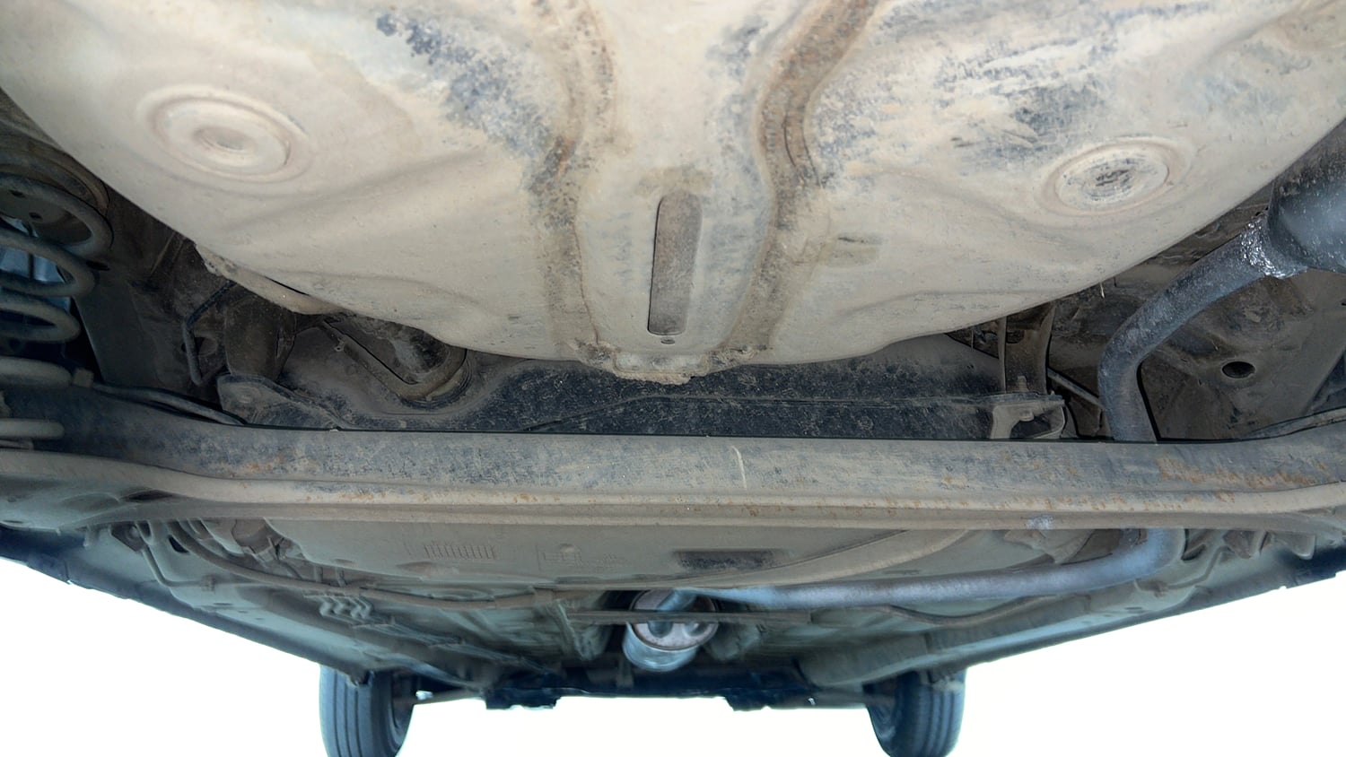 Used 2020 Maruti Suzuki Swift LXi Petrol Manual extra REAR UNDERBODY VIEW (TAKEN FROM REAR)