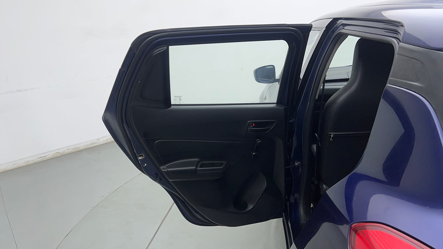 Used 2019 Maruti Suzuki Swift LXi Petrol Manual interior LEFT REAR DOOR OPEN VIEW