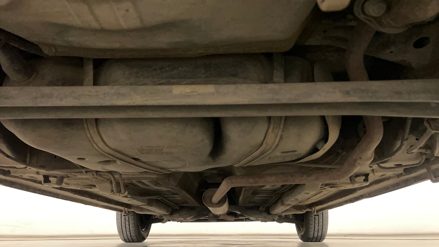 Used 2015 Maruti Suzuki Celerio VXi AMT Petrol Automatic extra REAR UNDERBODY VIEW (TAKEN FROM REAR)