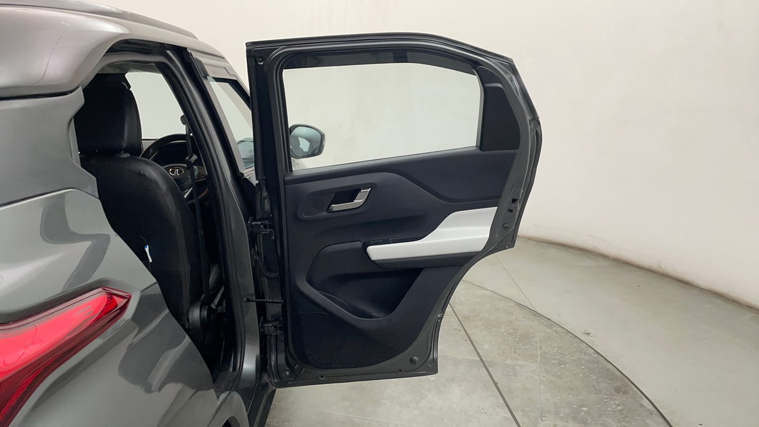Used 2022 Tata Punch Creative Dual Tone Petrol Manual interior RIGHT REAR DOOR OPEN VIEW