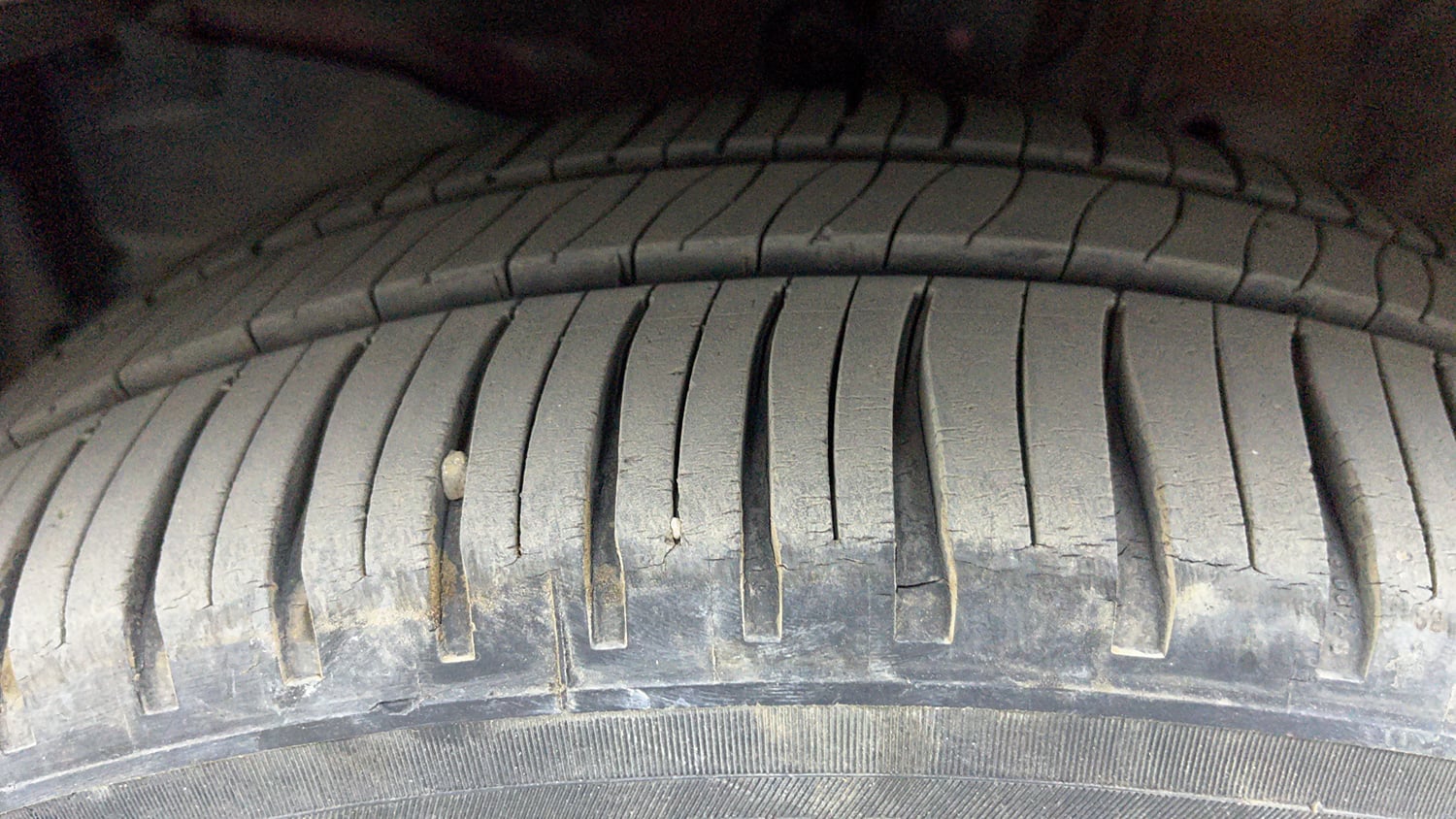 Used 2020 Honda Jazz ZX CVT Petrol Automatic tyres LEFT FRONT TYRE TREAD VIEW