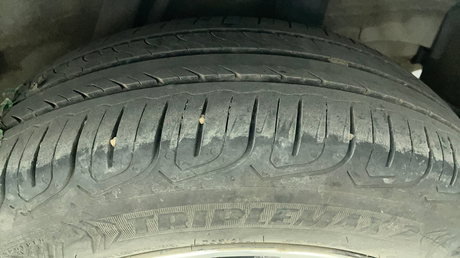 Used 2024 Honda City V Petrol MT Petrol Manual tyres LEFT REAR TYRE TREAD VIEW