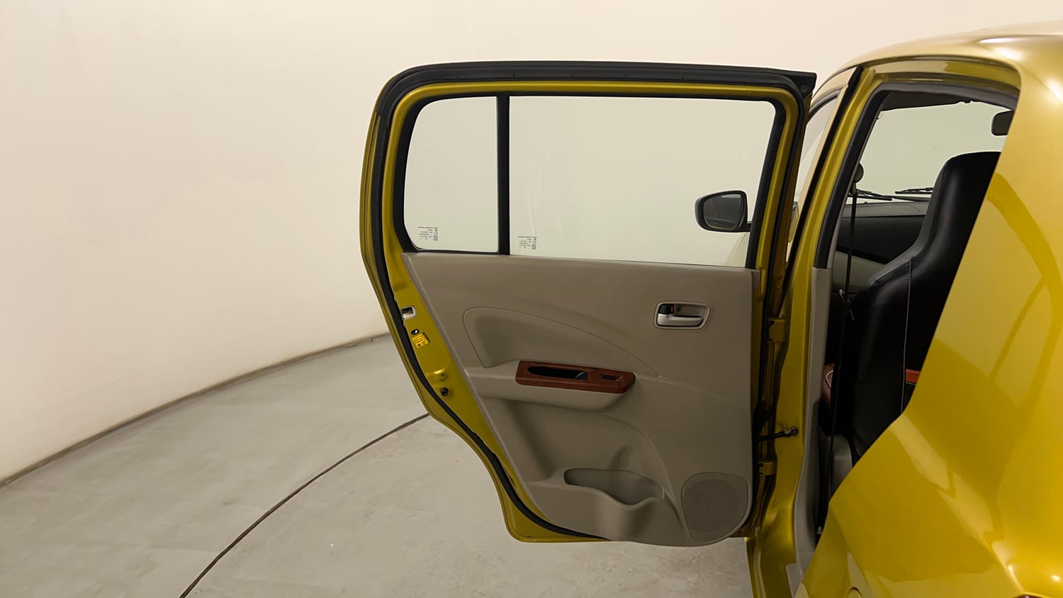 Used 2015 Maruti Suzuki Celerio VXi AMT Petrol Automatic interior LEFT REAR DOOR OPEN VIEW
