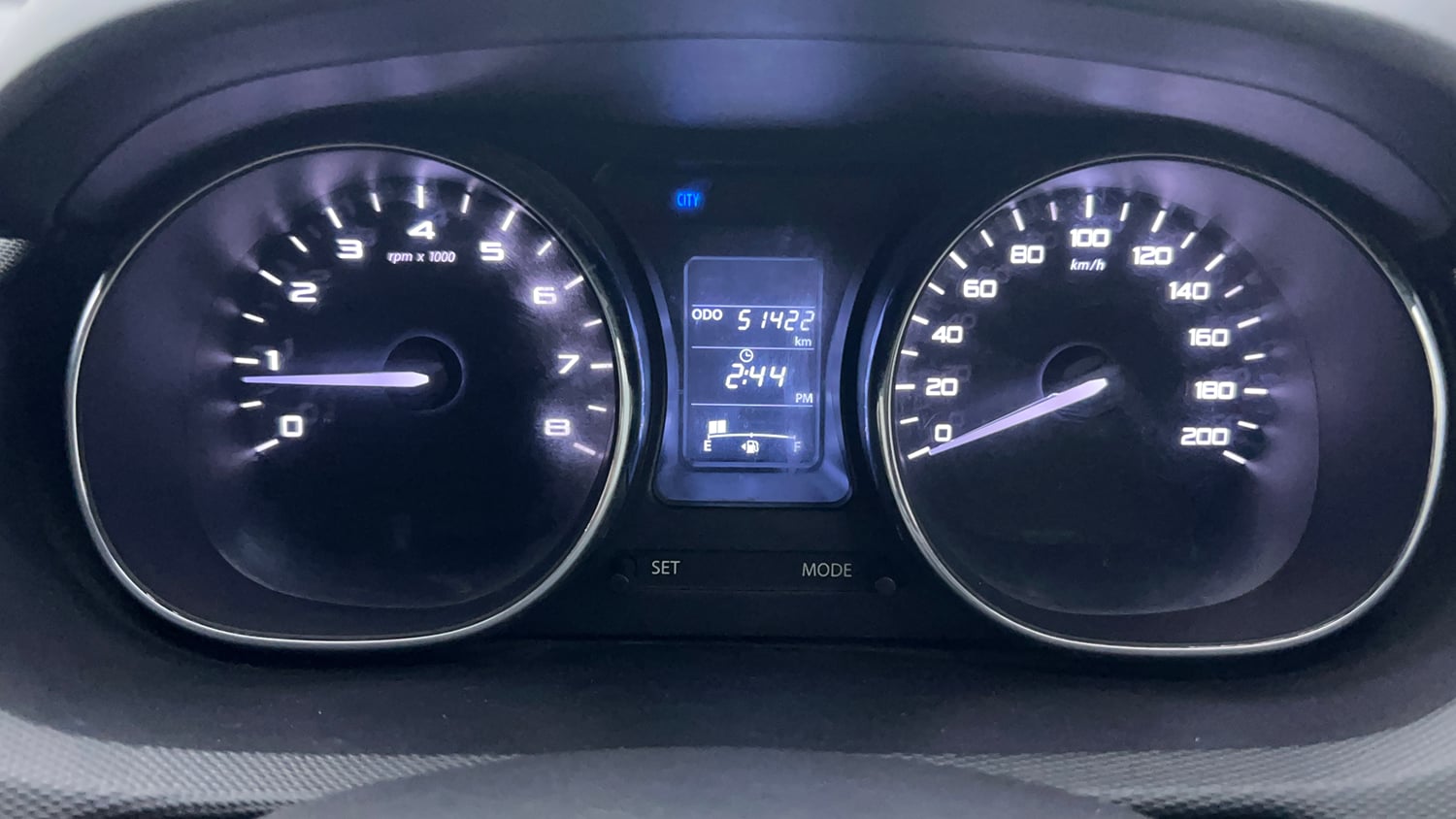 Used 2019 Tata Tiago Revotron XZ Plus Petrol Manual interior CLUSTERMETER VIEW