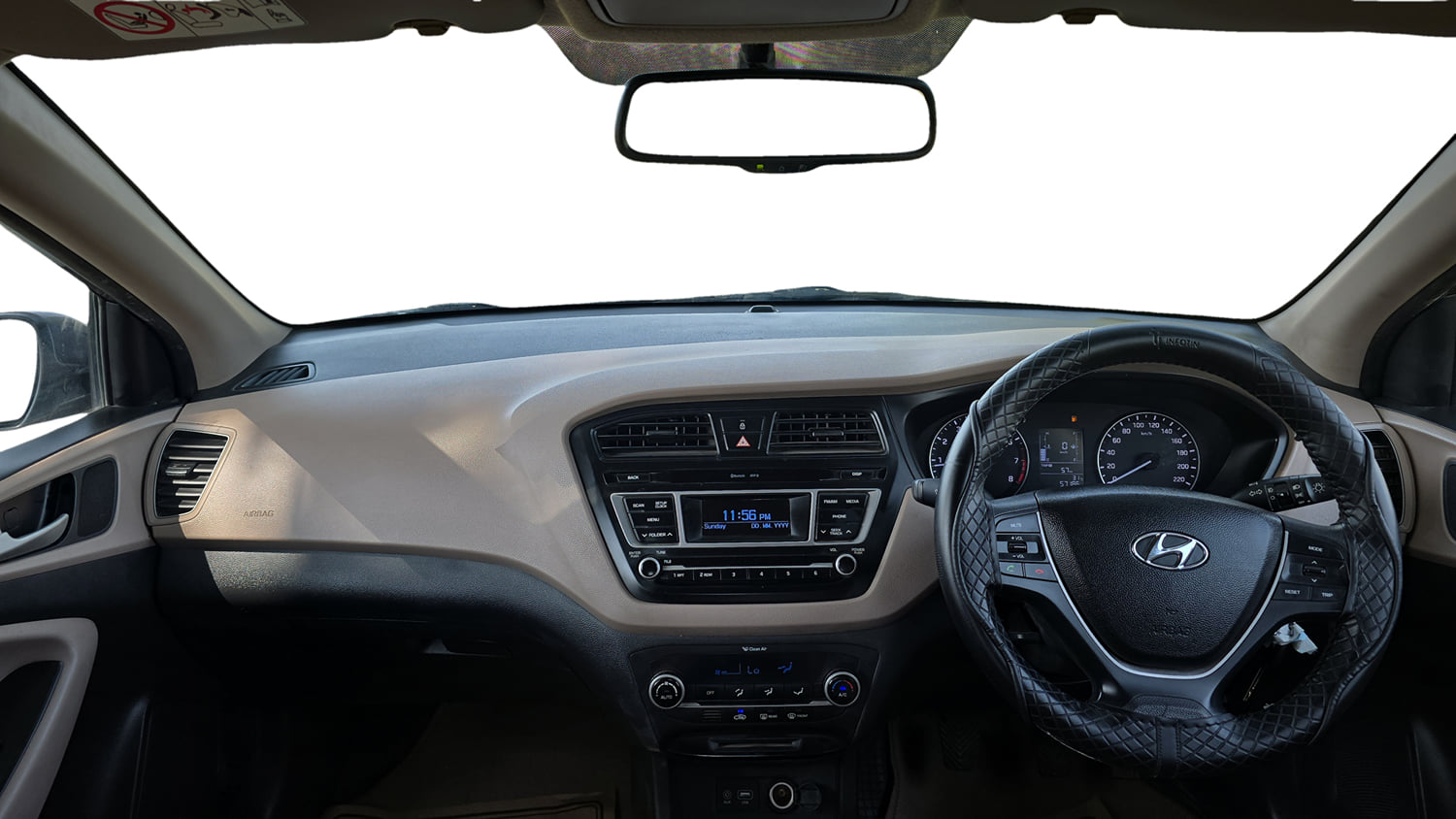 Used 2017 Hyundai Elite i20 Sportz 1.2 Petrol Manual interior DASHBOARD VIEW