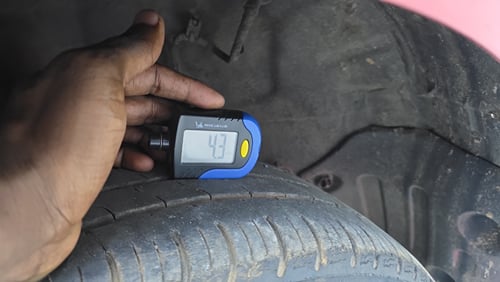Used 2021 Tata Altroz XZ Petrol Petrol Manual tyres RIGHT REAR TYRE TREAD VIEW