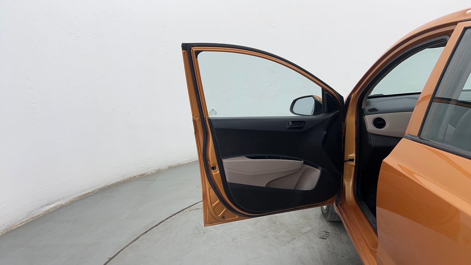Used 2016 Hyundai Grand i10 Magna 1.2 Kappa VTVT Petrol Manual interior LEFT FRONT DOOR OPEN VIEW