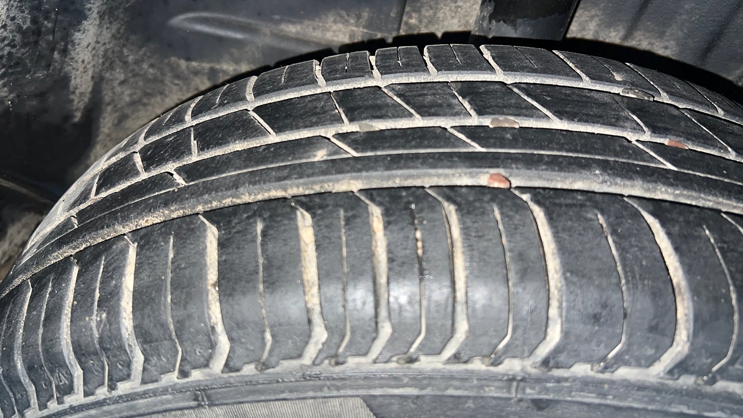 Used 2022 Tata Punch Pure MT Petrol Manual tyres RIGHT REAR TYRE TREAD VIEW
