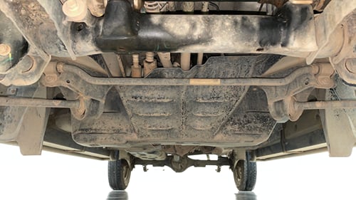 Used 2024 Maruti Suzuki Eeco 5 STR AC Petrol Manual extra FRONT LEFT UNDERBODY VIEW