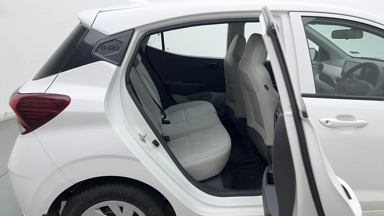Used 2024 Hyundai Grand i10 Nios Magna 1.2 Kappa AMT Petrol Automatic interior RIGHT SIDE REAR DOOR CABIN VIEW