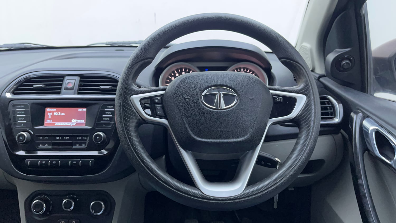 Used 2016 Tata Tiago Revotron XZ Petrol Manual interior STEERING VIEW