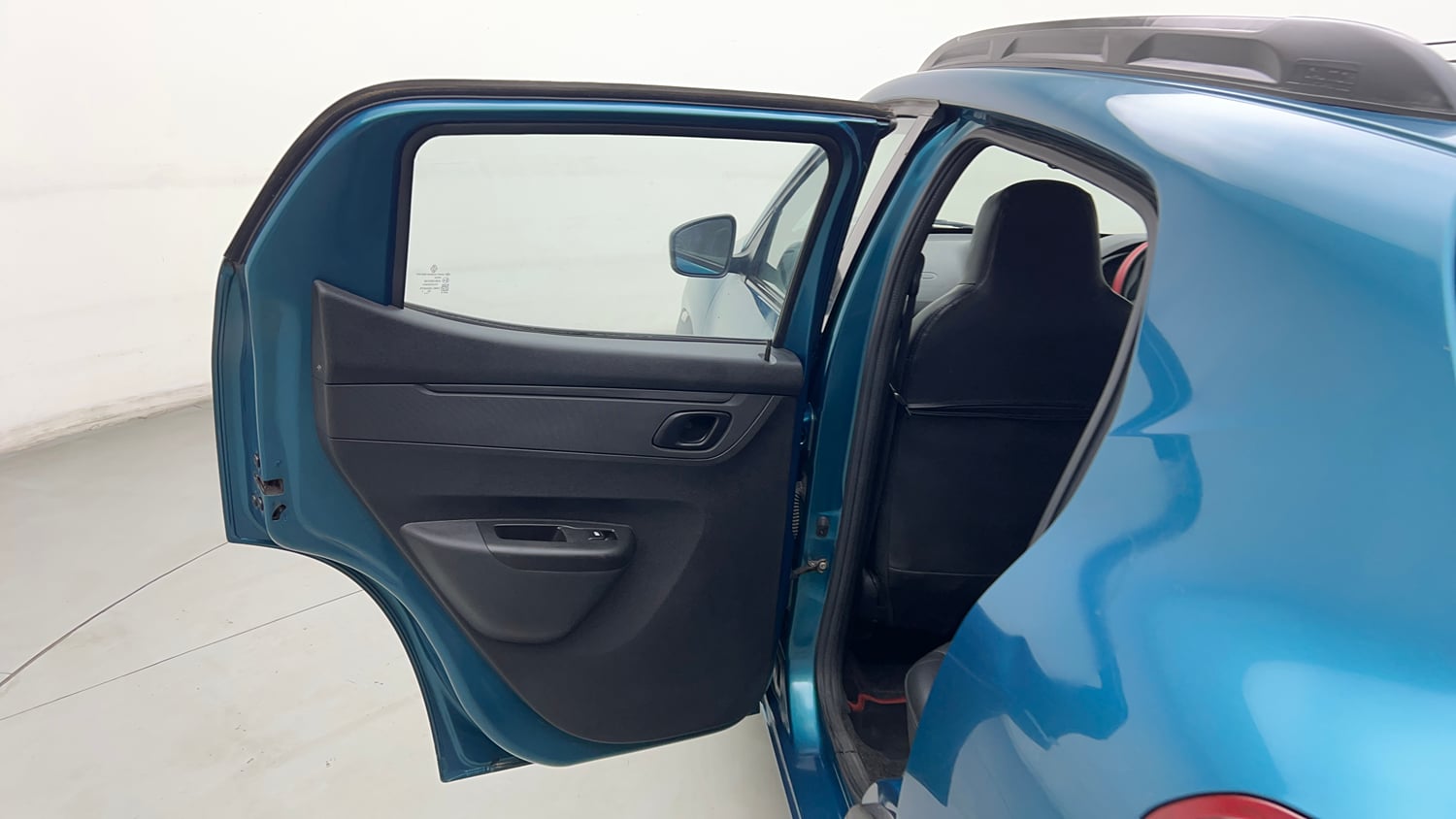 Used 2021 Renault Kwid RXT 1.0 AMT Opt Petrol Automatic interior LEFT REAR DOOR OPEN VIEW