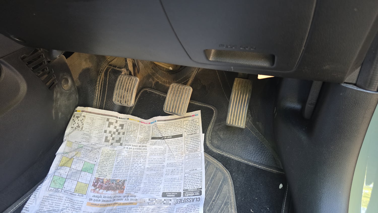 Used 2023 Hyundai Exter S 1.2 MT Petrol Manual interior PEDALS VIEW