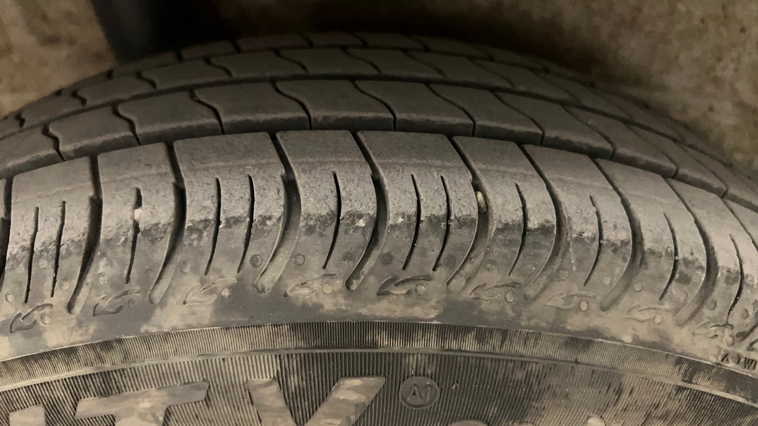 Used 2025 Maruti Suzuki Wagon R VXI 1.0 CNG Cng Manual tyres RIGHT REAR TYRE TREAD VIEW