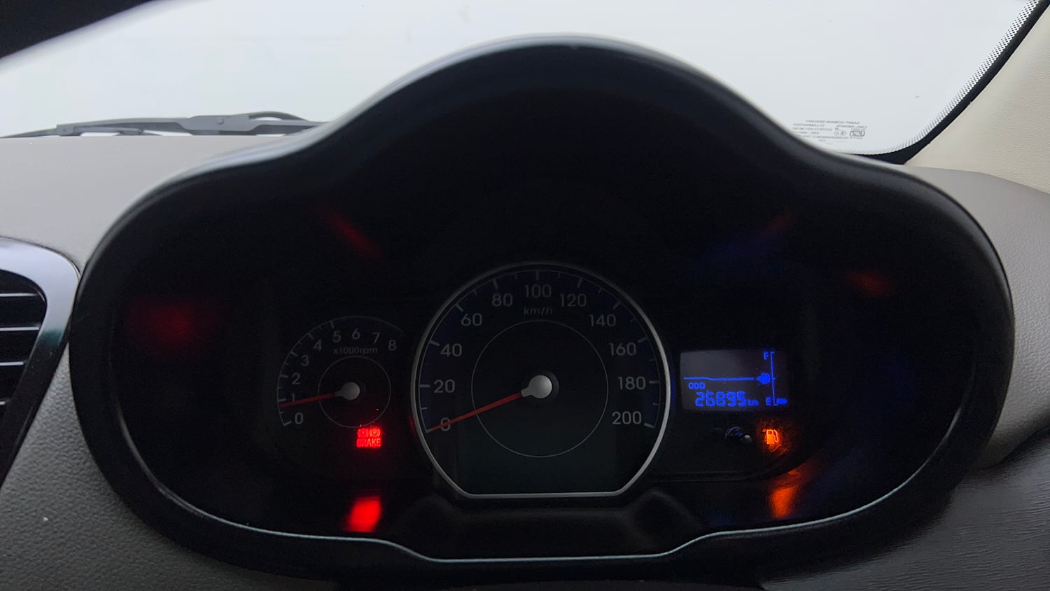Used 2015 Hyundai i10 Magna 1.1 iRDE2 Petrol Manual interior CLUSTERMETER VIEW