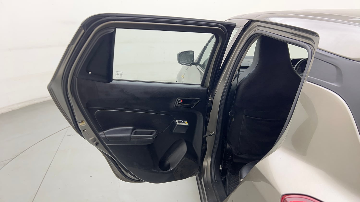 Used 2020 Maruti Suzuki Swift LXi Petrol Manual interior LEFT REAR DOOR OPEN VIEW