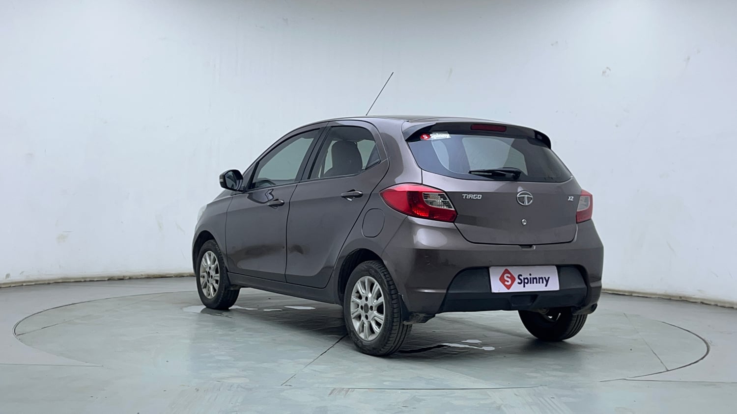 Used 2016 Tata Tiago Revotron XZ Petrol Manual exterior LEFT REAR CORNER VIEW