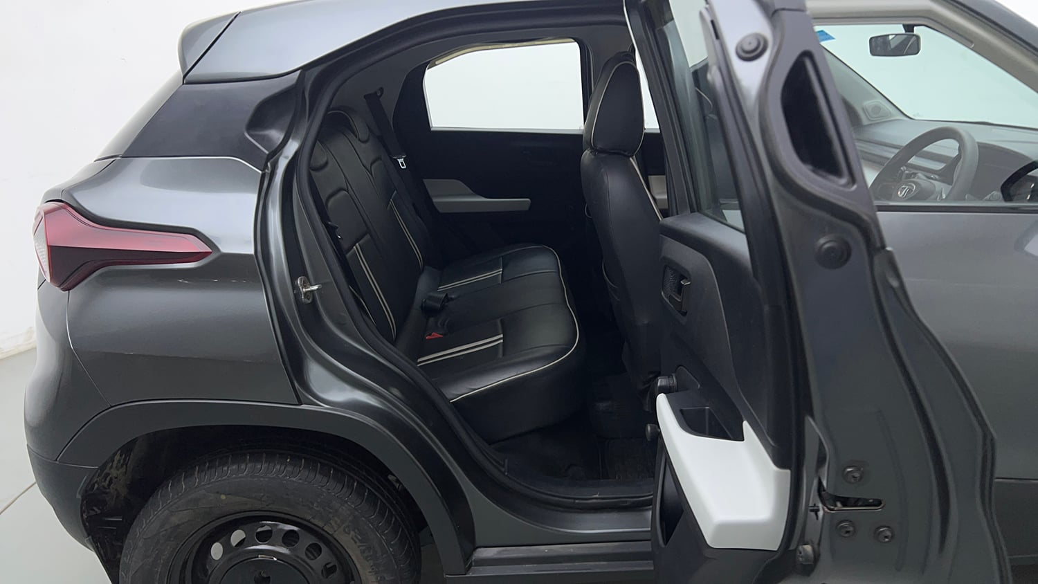 Used 2022 Tata Punch Pure MT Petrol Manual interior RIGHT SIDE REAR DOOR CABIN VIEW