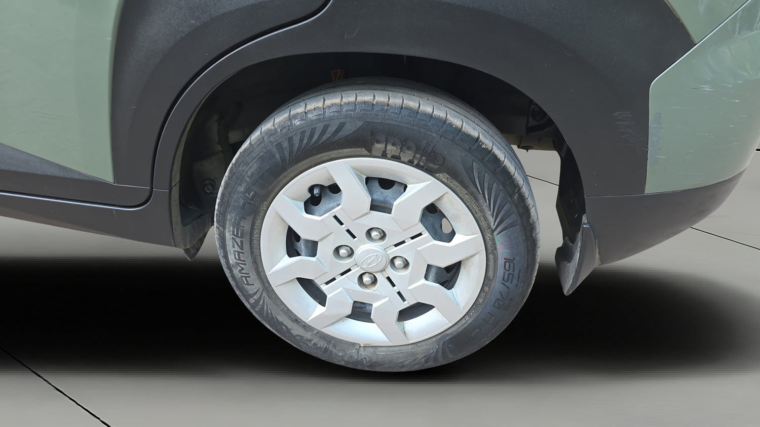 Used 2023 Hyundai Exter S 1.2 MT Petrol Manual tyres LEFT REAR TYRE RIM VIEW