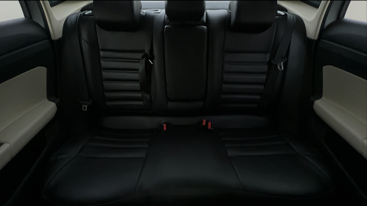 Used 2023 Volkswagen Virtus Highline 1.0 TSI MT Petrol Manual interior REAR SEAT CONDITION VIEW