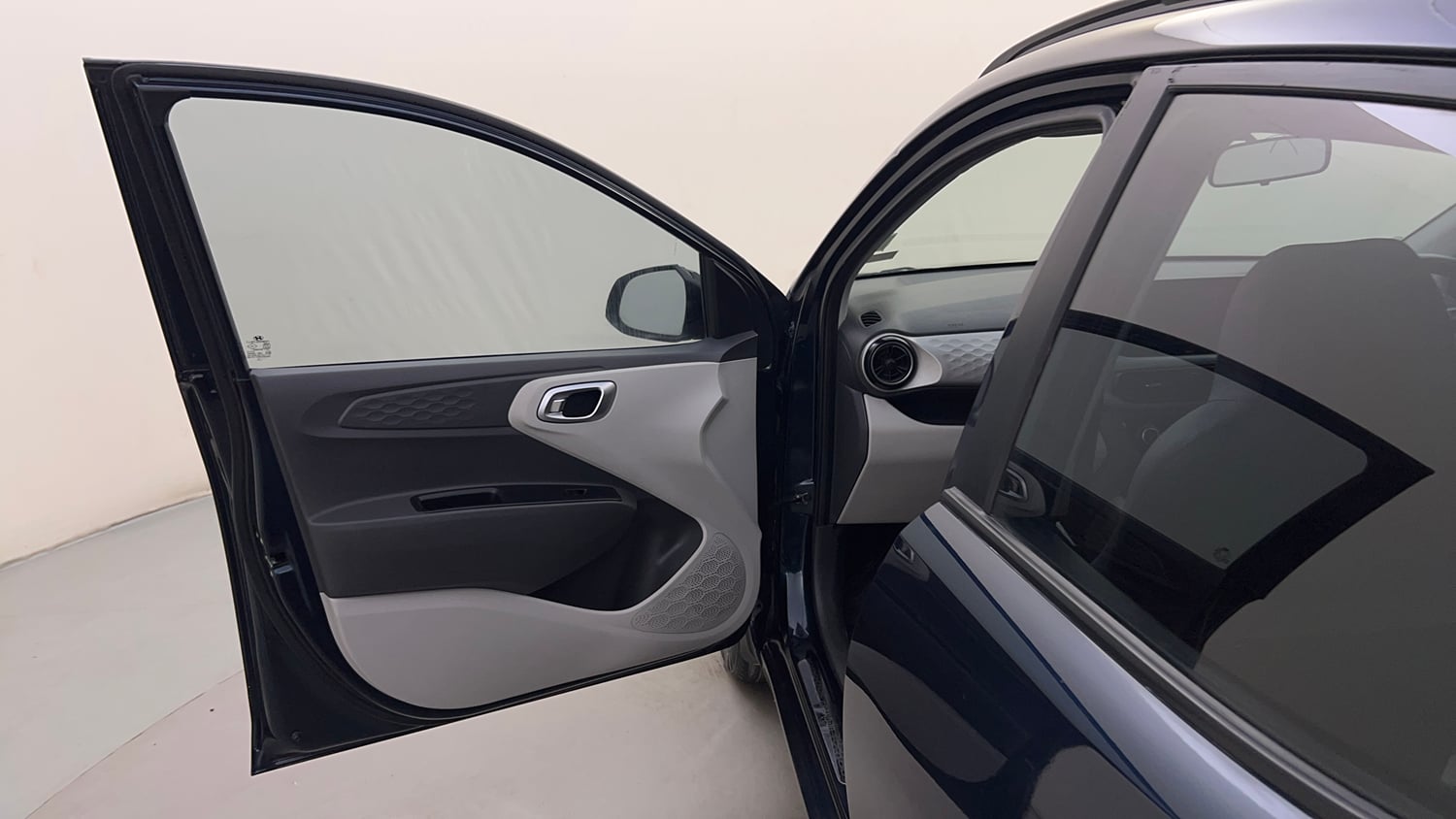 Used 2020 Hyundai Grand i10 Nios Sportz 1.2 Kappa VTVT Petrol Manual interior LEFT FRONT DOOR OPEN VIEW