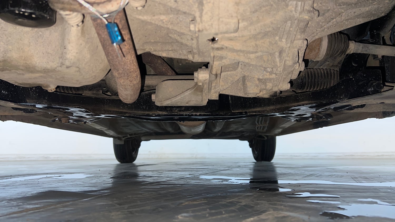 Used 2020 Maruti Suzuki Wagon R ZXi 1.2 AMT Petrol Automatic extra FRONT LEFT UNDERBODY VIEW