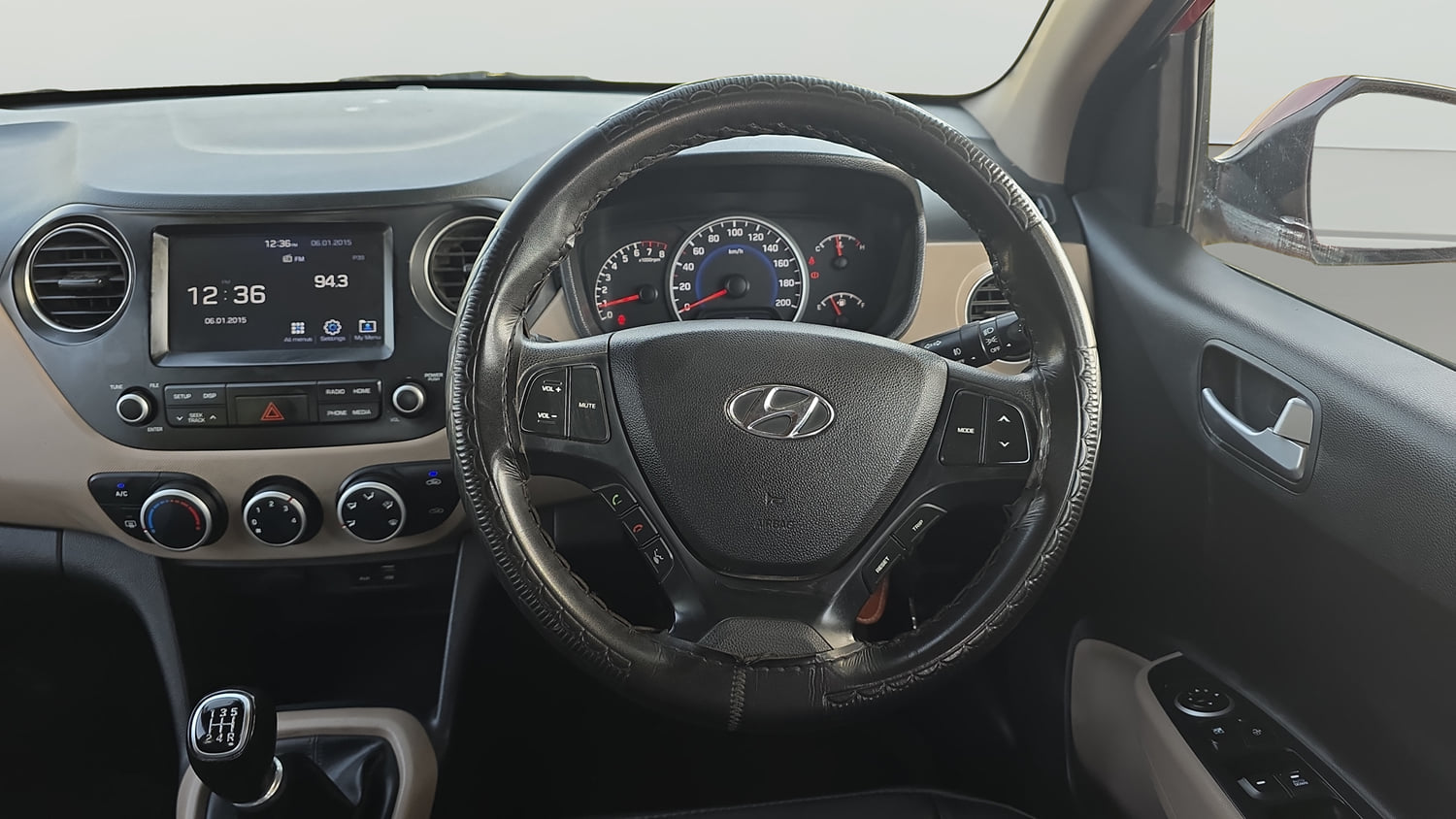 Used 2018 Hyundai Grand i10 Sportz 1.2 Kappa VTVT Petrol Manual interior STEERING VIEW