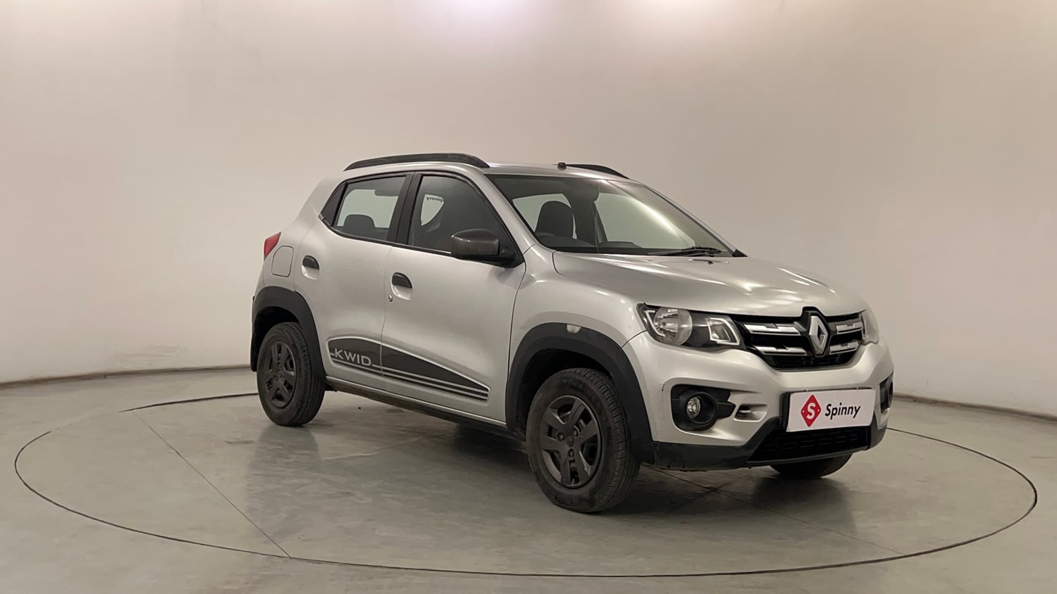 Used 2019 Renault Kwid 1.0 RXT AMT Opt Petrol Automatic exterior RIGHT FRONT CORNER VIEW