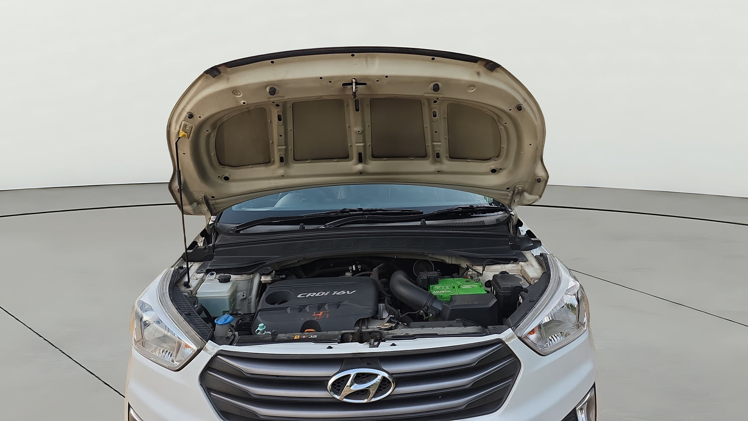 Used 2018 Hyundai Creta S 1.4 CRDI Diesel Manual engine ENGINE & BONNET OPEN FRONT VIEW