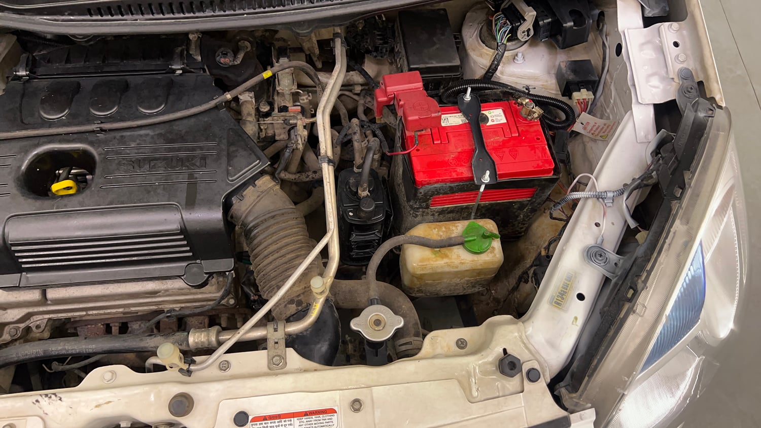 Used 2017 Maruti Suzuki Wagon R Vxi (ABS-Airbag) Petrol Manual engine ENGINE LEFT SIDE VIEW