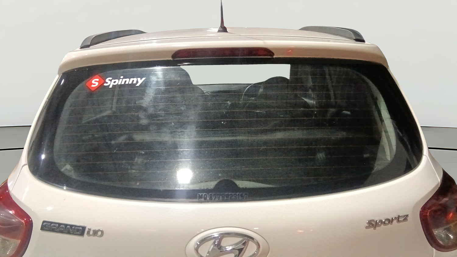 Used 2015 Hyundai Grand i10 Sportz 1.2 Kappa VTVT Petrol Manual exterior BACK WINDSHIELD VIEW