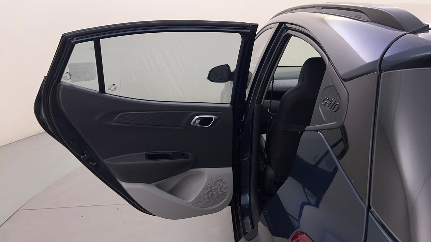 Used 2020 Hyundai Grand i10 Nios Sportz 1.2 Kappa VTVT Petrol Manual interior LEFT REAR DOOR OPEN VIEW