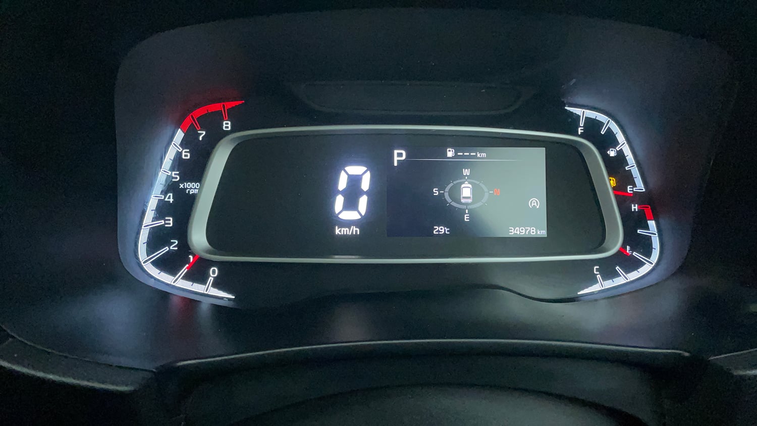 Used 2023 Kia Sonet GTX Plus 1.0 Turbo Petrol DCT Petrol Automatic interior CLUSTERMETER VIEW